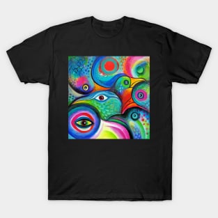 Bird Abstract T-Shirt